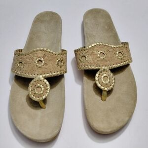 JACK ROGERS Women’s Comfort Jacks Cork  Sandals Size 11M